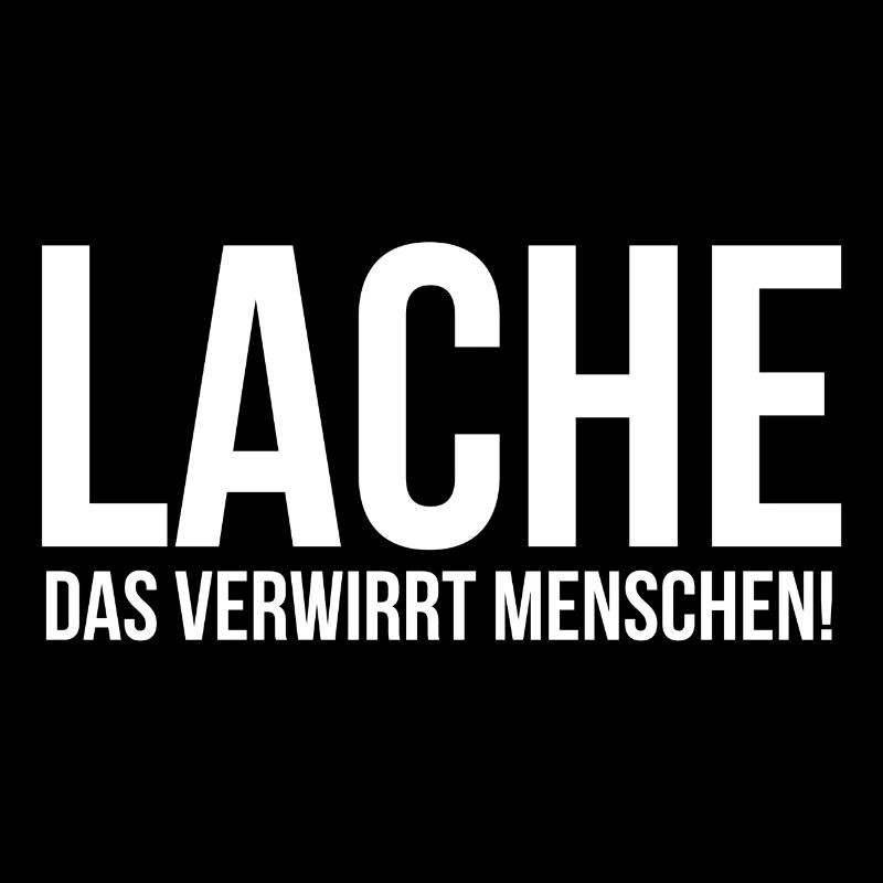 Lache das verwirrt Menschen