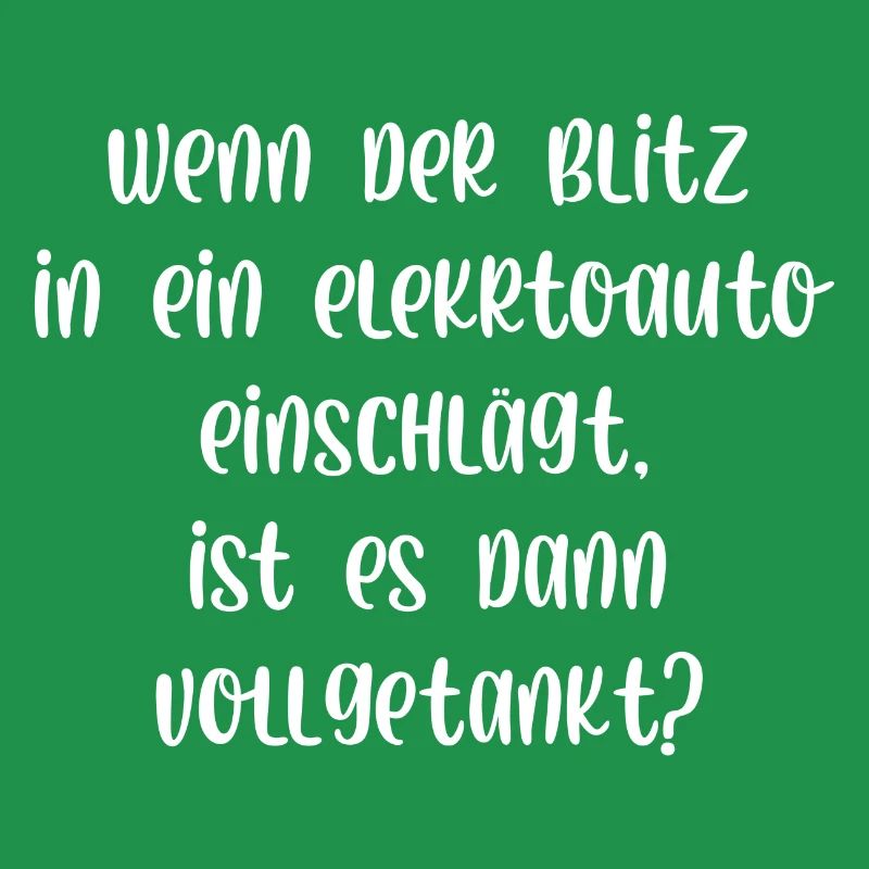 Wenn der Blitz in ein E Auto einschlägt getankt