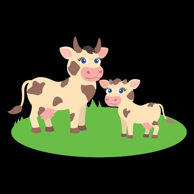 Vache avec veau