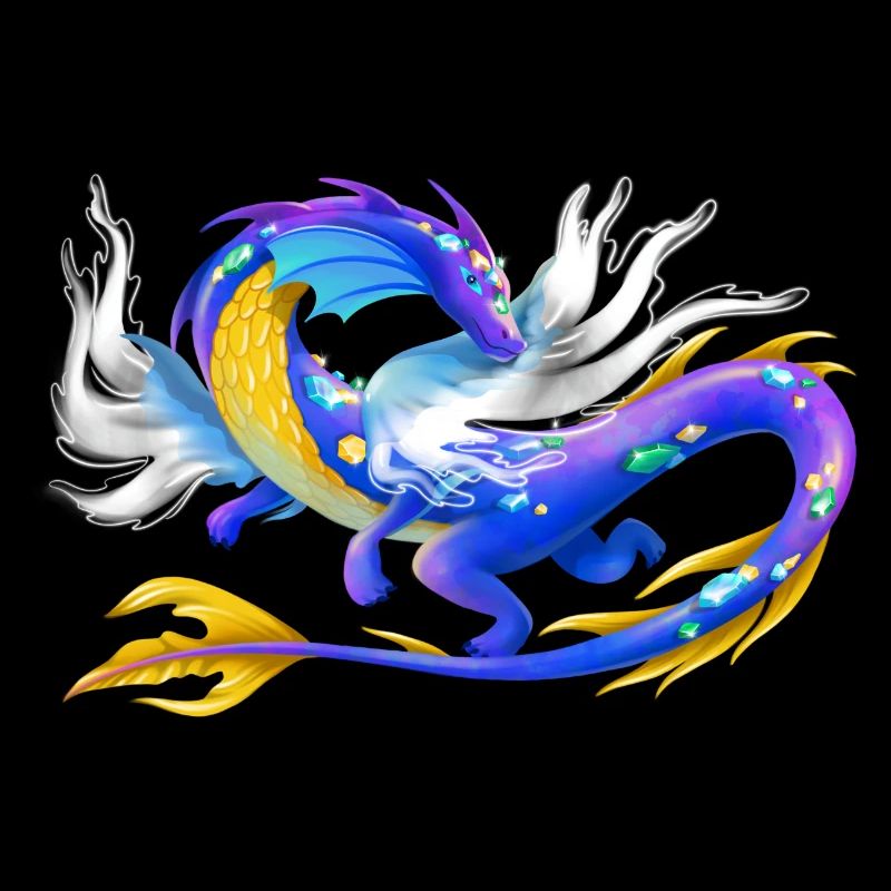 Magischer Wasser Drache - Drachen der Elemente