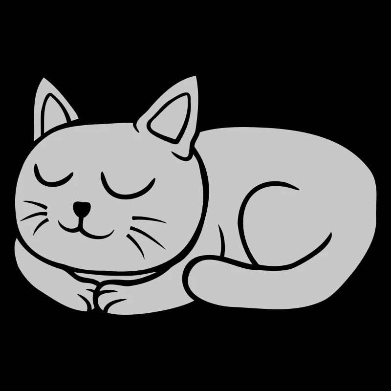 Chat endormi Comic