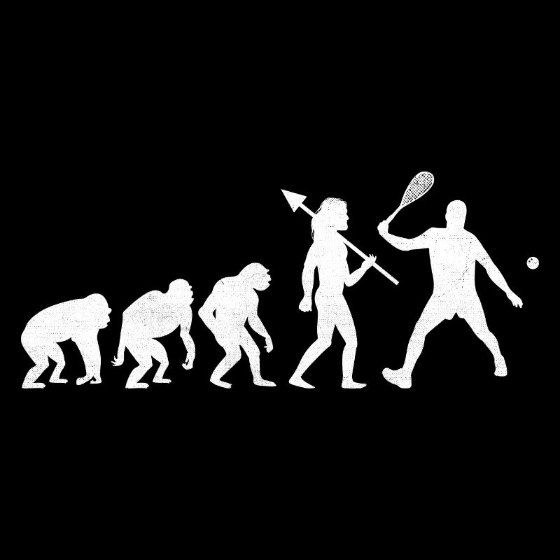 Squash-Spieler Squash-Evolution-Spieler Raquetball S