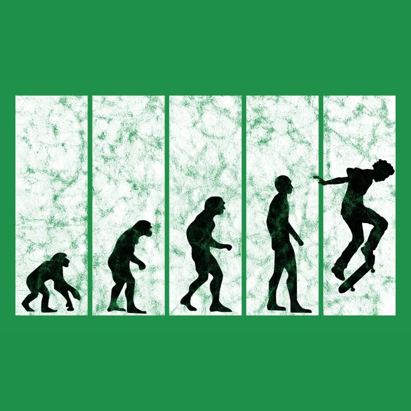 Evolution Skateboarder Skateboard Skater Skate