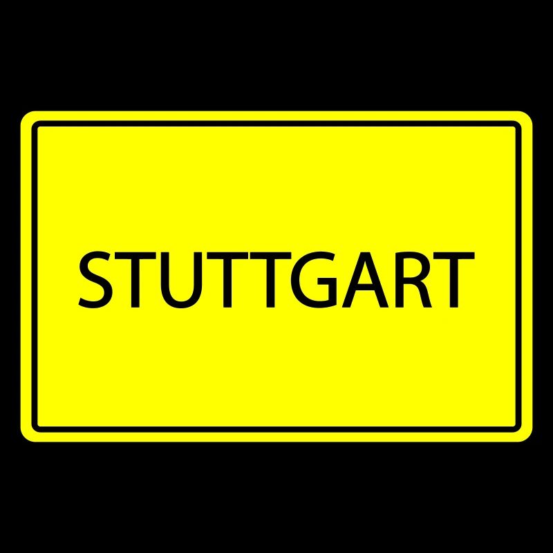 City sign Stuttgart