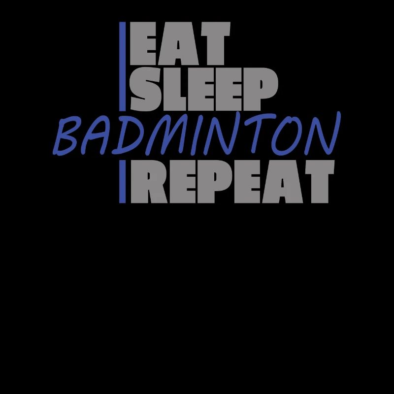 Badminton Spieler Geschenkidee Design