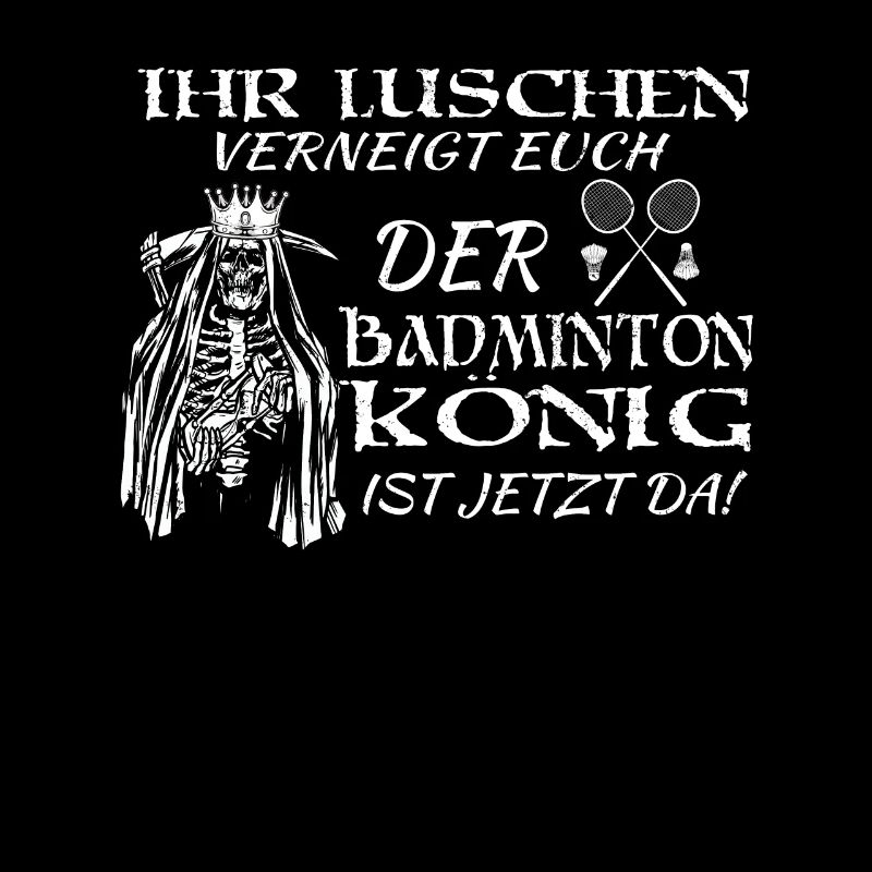 Badminton Spieler Geschenkidee Design