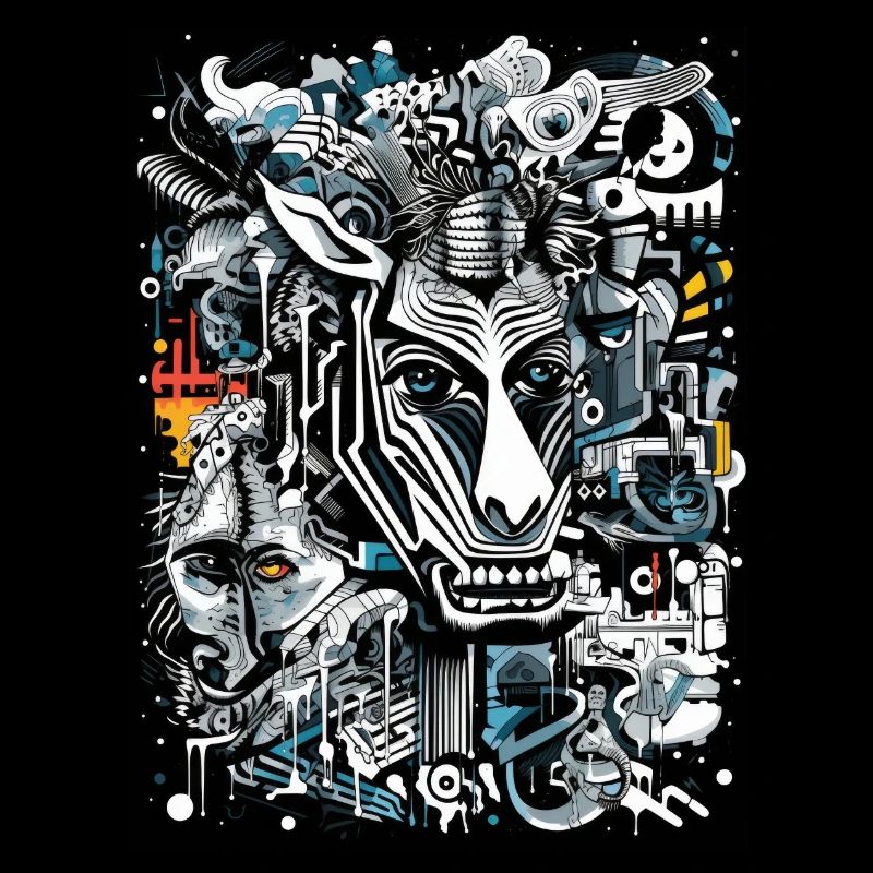 [MB] Majestic Mandrill: Grey Elegance