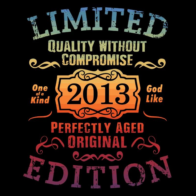Geburtstag 2013 Limited Edition Geschenk Used Cool