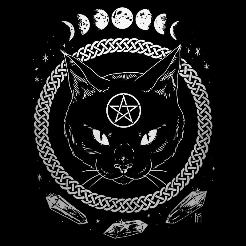 Graphique De pentagramme pour chat