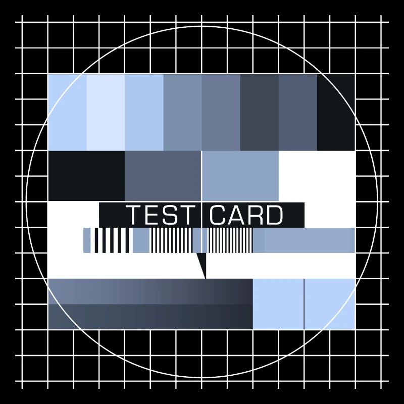 Testbild Fernsehen Bildschirm Sendeschluss Display