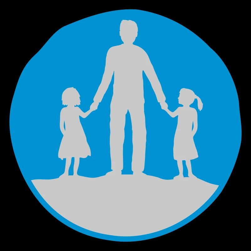 Father 2 Daughters Circle