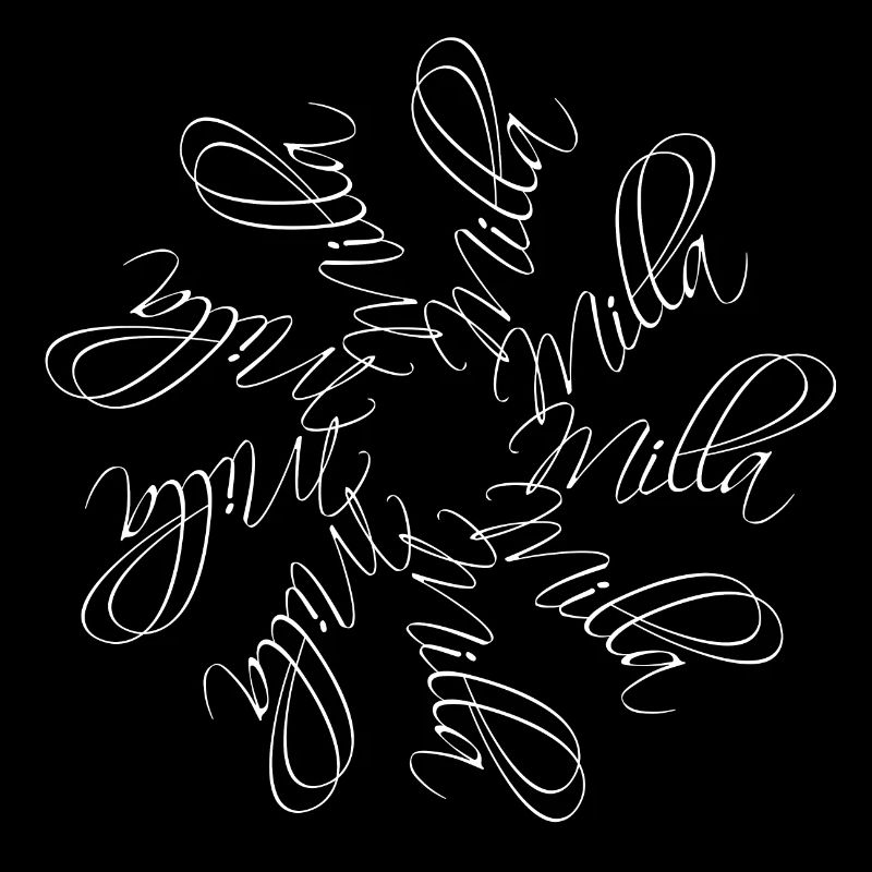 Milla Name Mandala