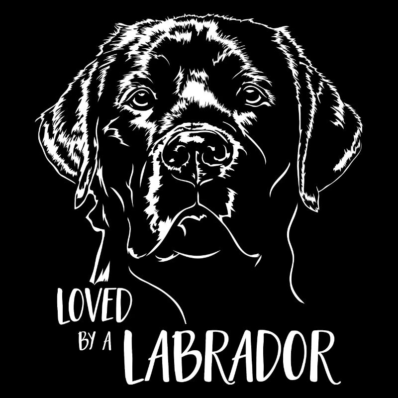 LABRADOR Labbi loved by a Labrador Spruch Wilsigns