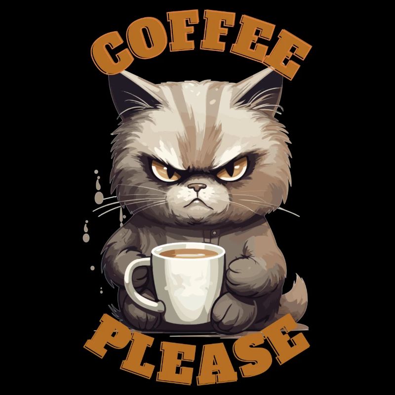 Café s’il vous plaît chat