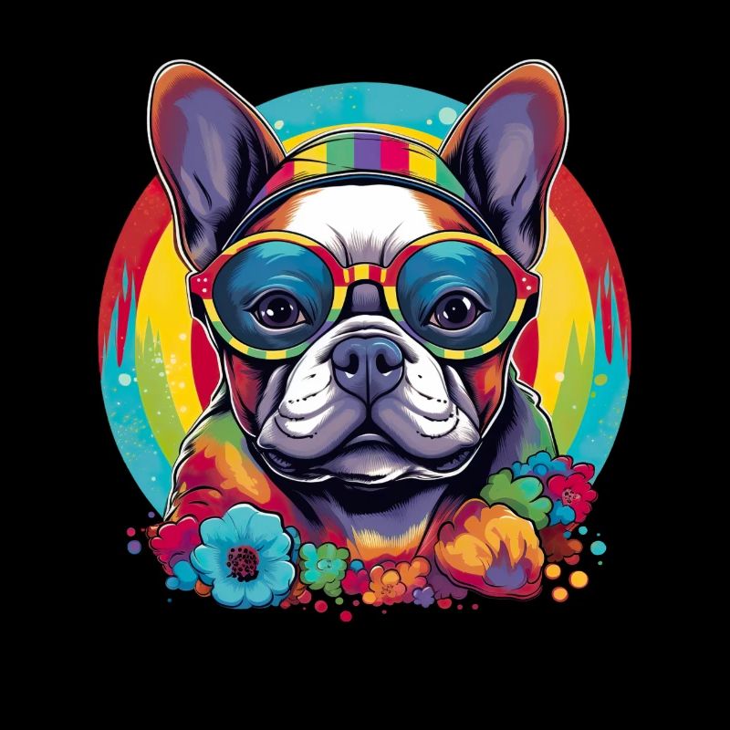 Französische Bulldogge Hund Mops