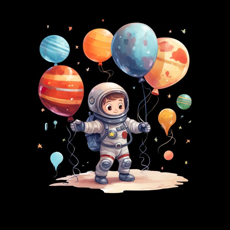 Niedlicher Kinder Astronaut für Kinder