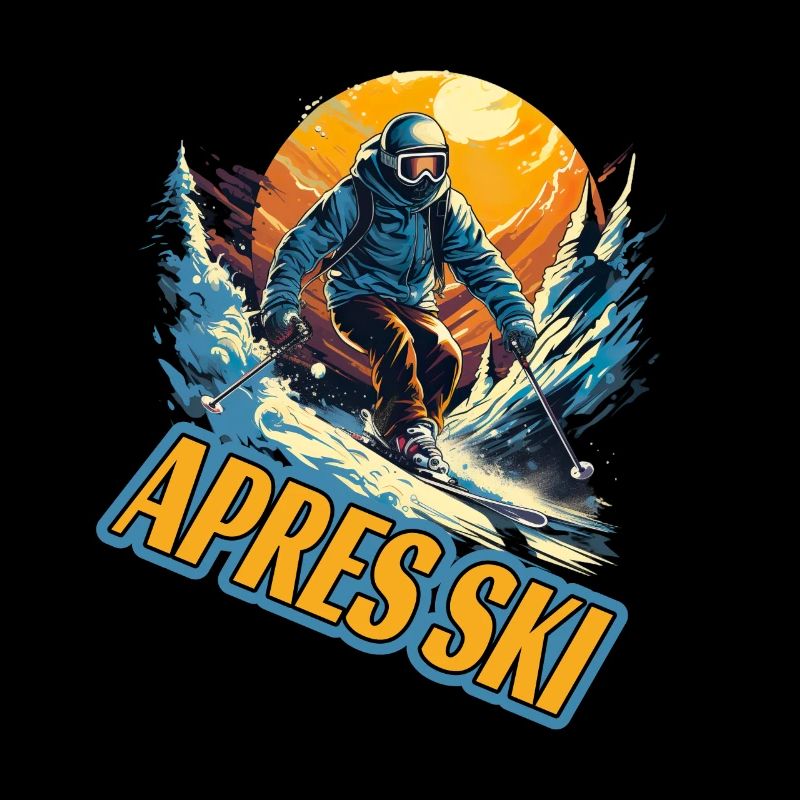 Skifahren Abseits der Piste Winterspaß