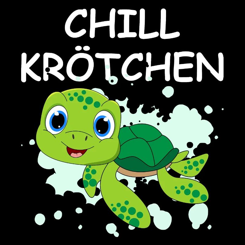 Chill Krötchen Schildkröte Chillen Turtle Relax