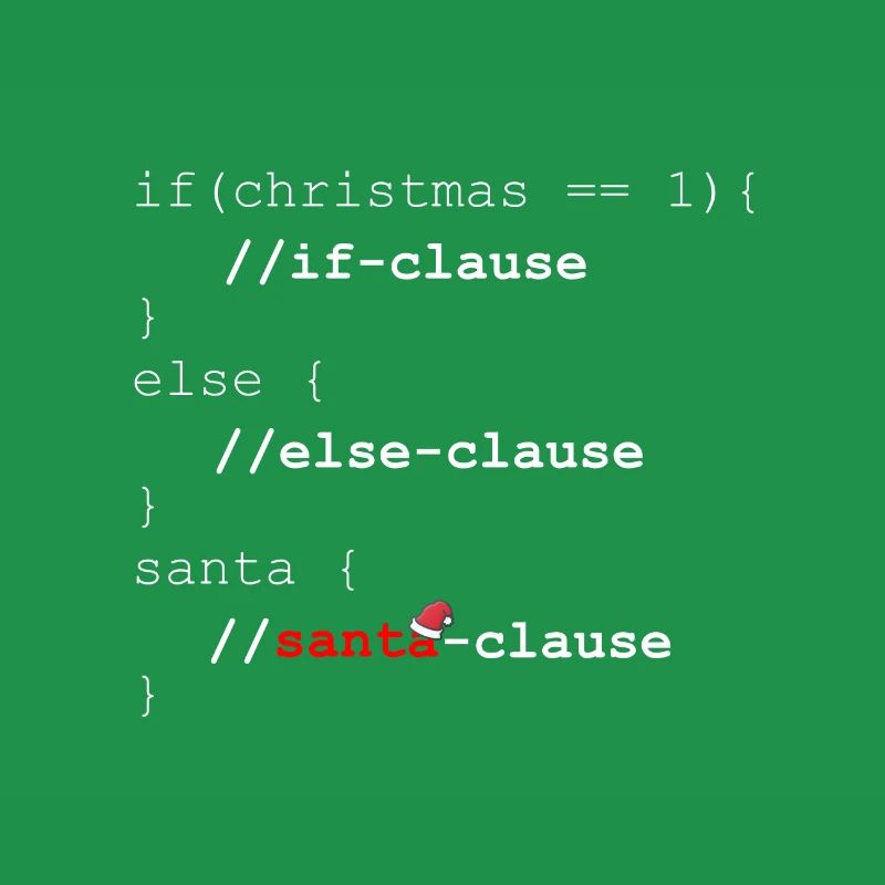 Santa Clause - cadeau de Noël programmeurs