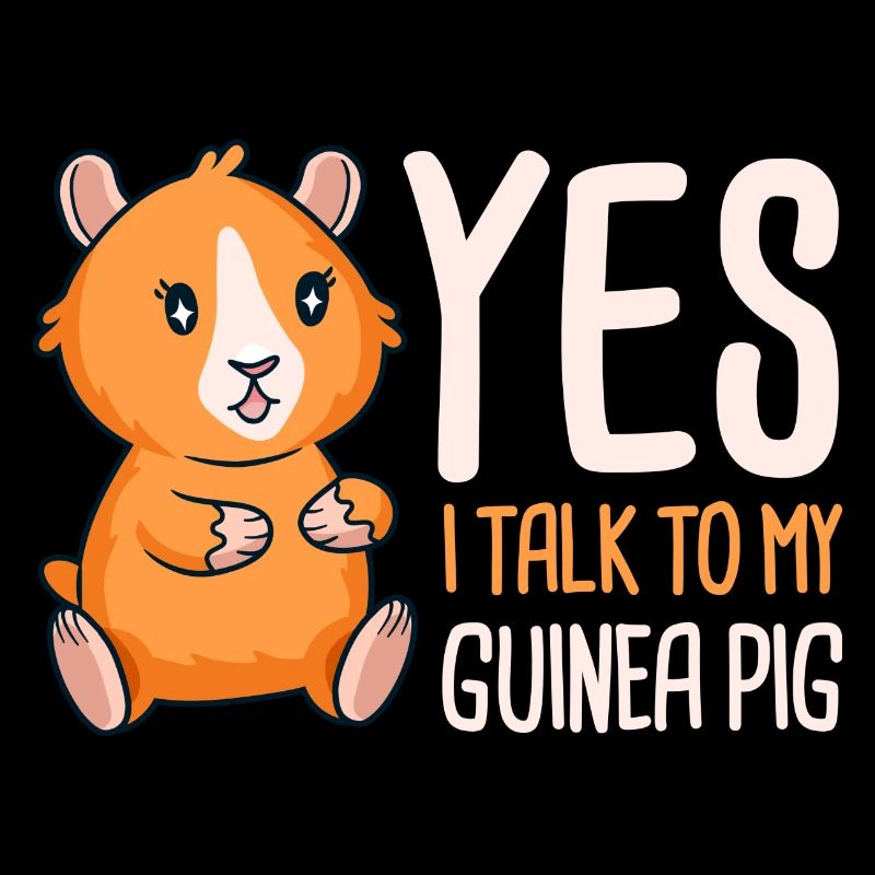 Je parle à mon cochon d’Inde