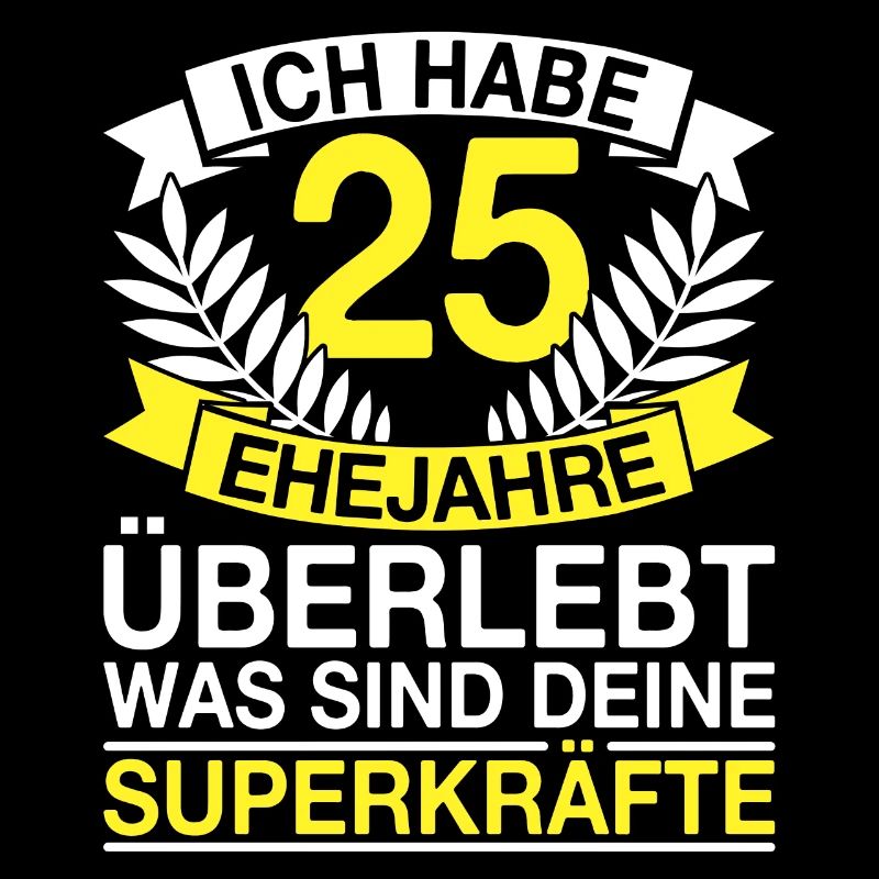 25 Ehejahre Überlebt 25 Hochzeitstag Geschenk