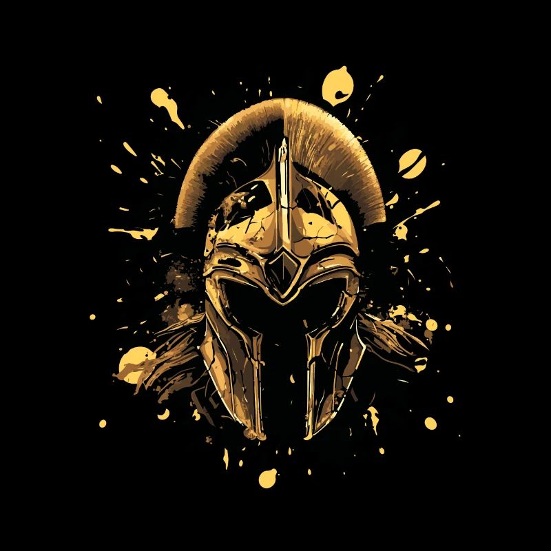 Spartan Helmet Warrior