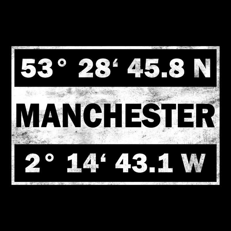 Manchester Coordinates City England Manchester