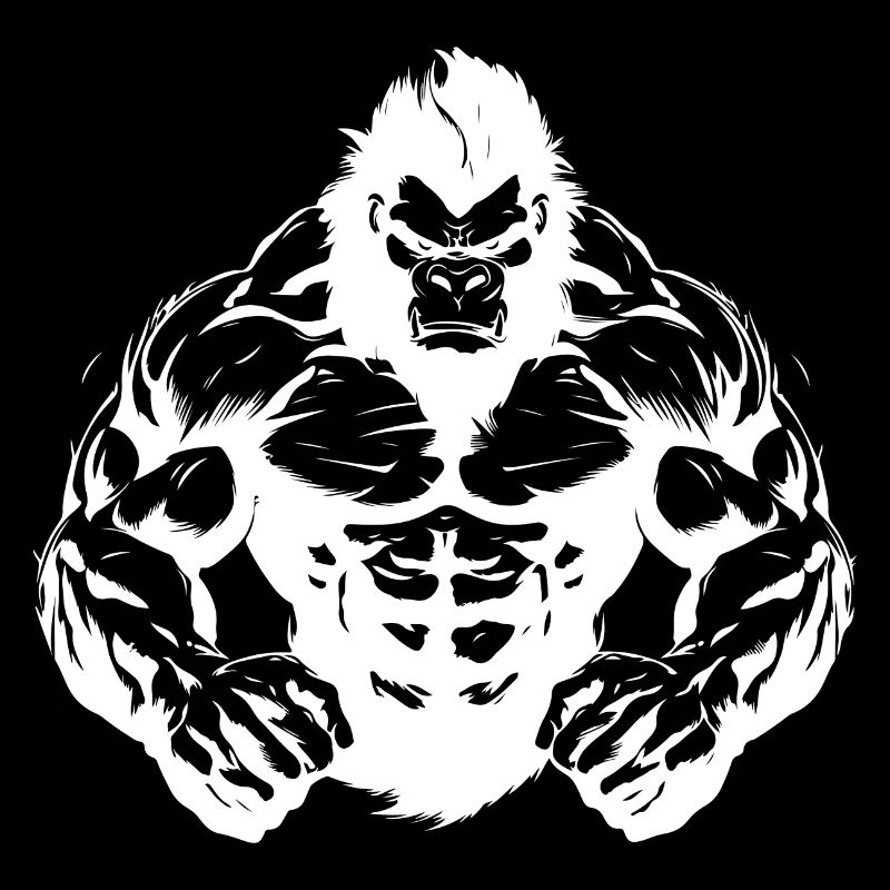 Muscles de musculation Gorilla