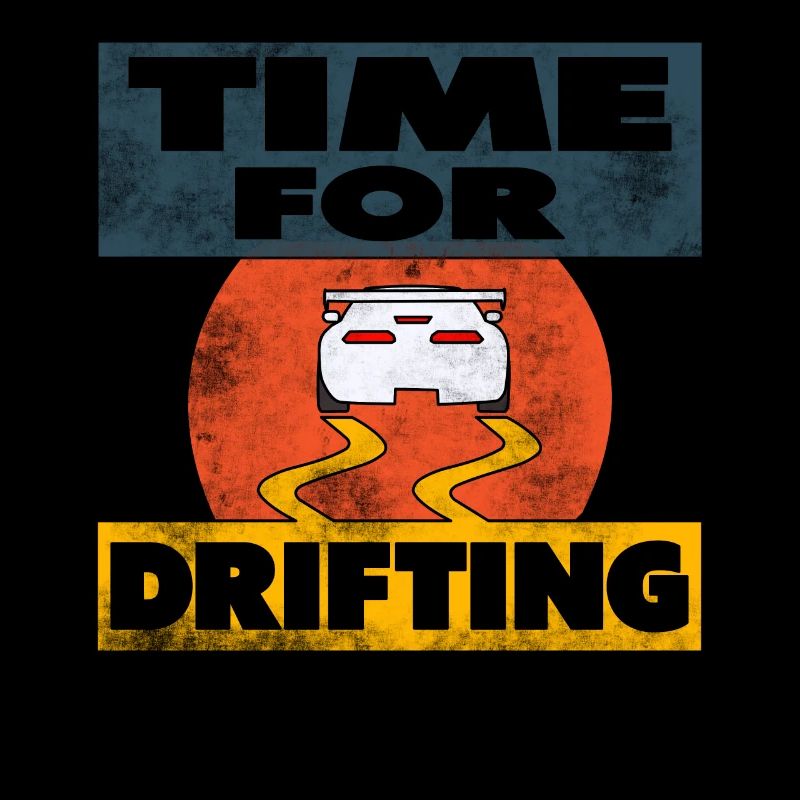 Time for Drifting Retro Turbo Tuning KFZ Geschenk