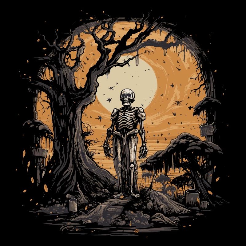 Skeleton Halloween Horror Monster