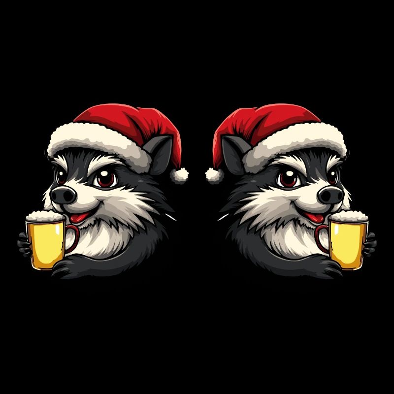 Équipe de la bière de Noël Hedgehog