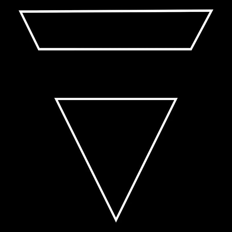 Forme de triangle de symbole