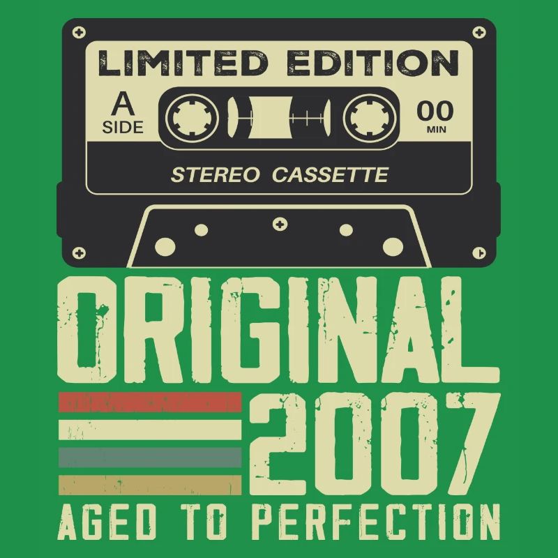 17th Retro Style Anniversary Gift 2007