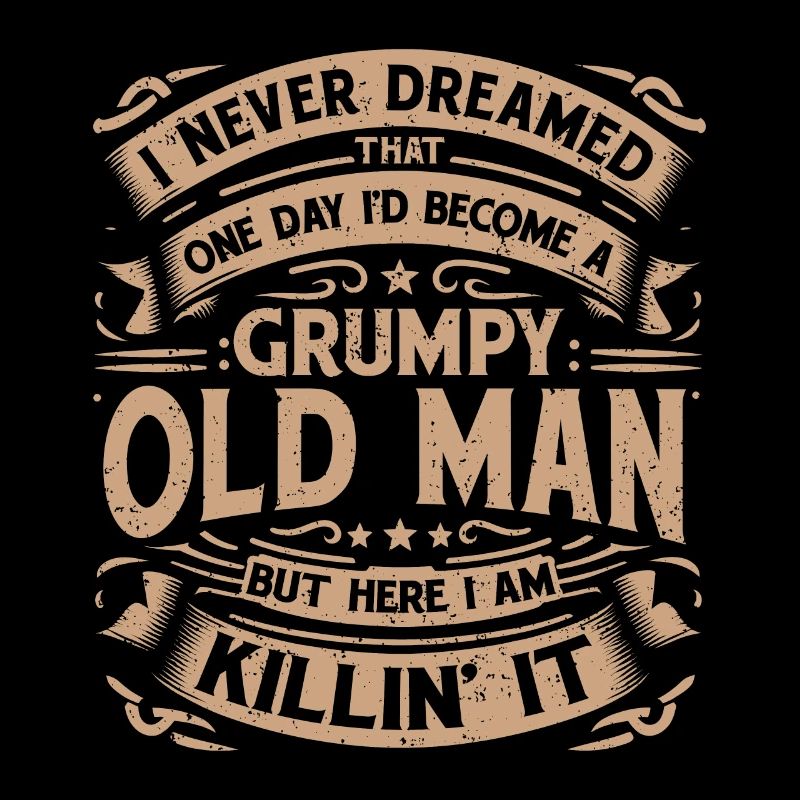 Opa Großvater Geschenkidee Become A Grumpy Old Man