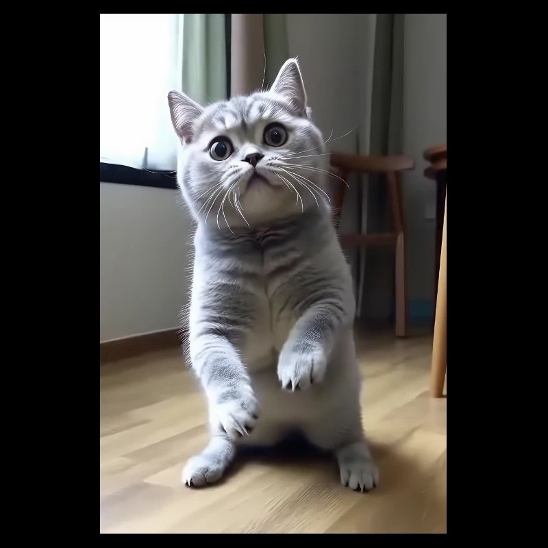 Drôle de chat mignon