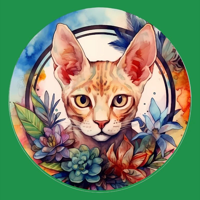 Devon Rex Katze Boho-Stil, Liebeskatzen