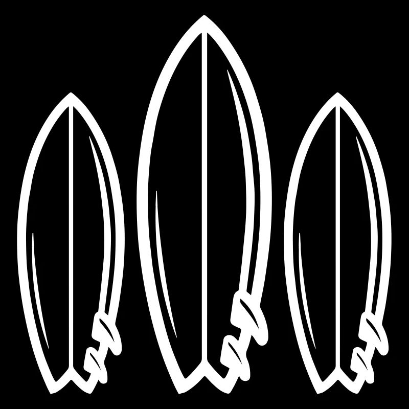 Planche de surf symbole surf