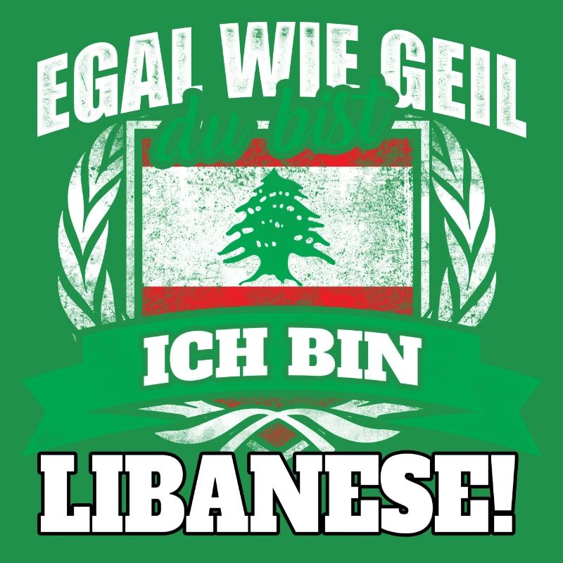 Libanese Libanon Libanesin Libanesisch Geschenk