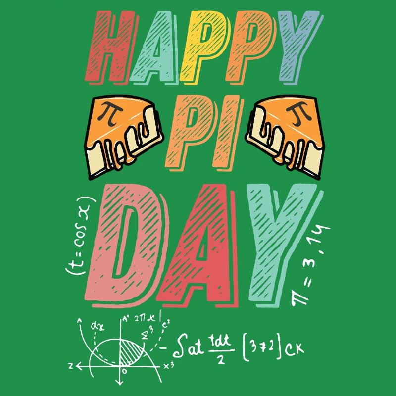 3.14 PI Day Pie Day, Pi Mathematical symbol