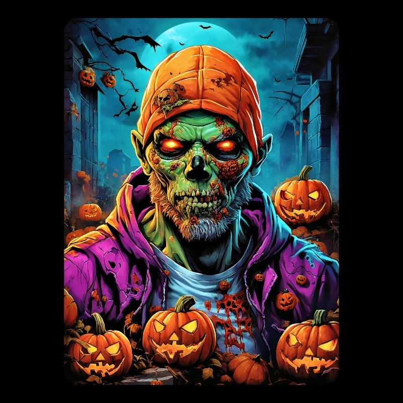 Modèle vierge de zombie d’Halloween 1.10