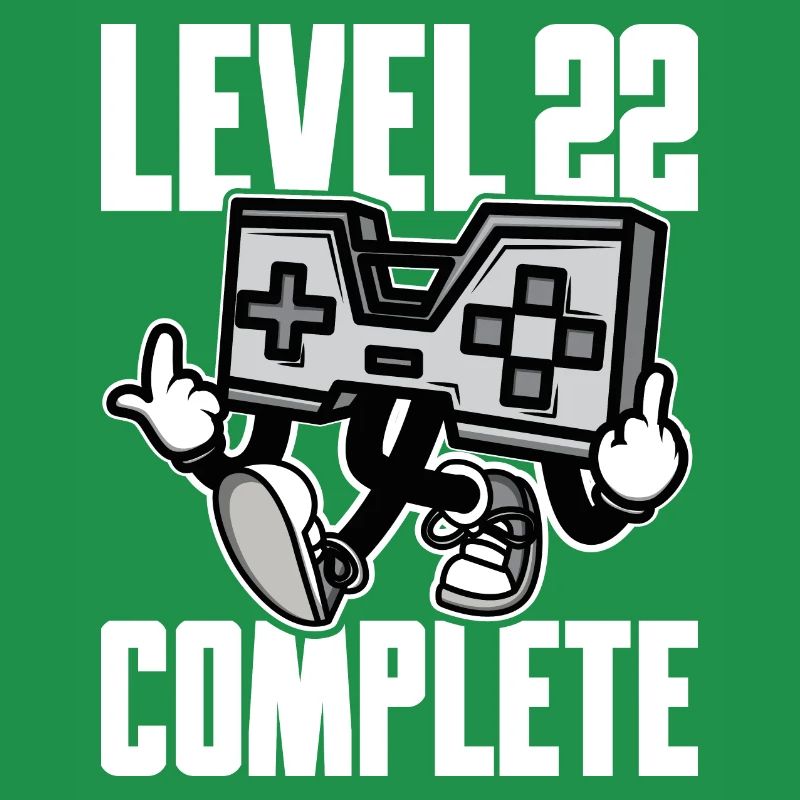 Niveau 22 Cadeau d’anniversaire complet 22 ans