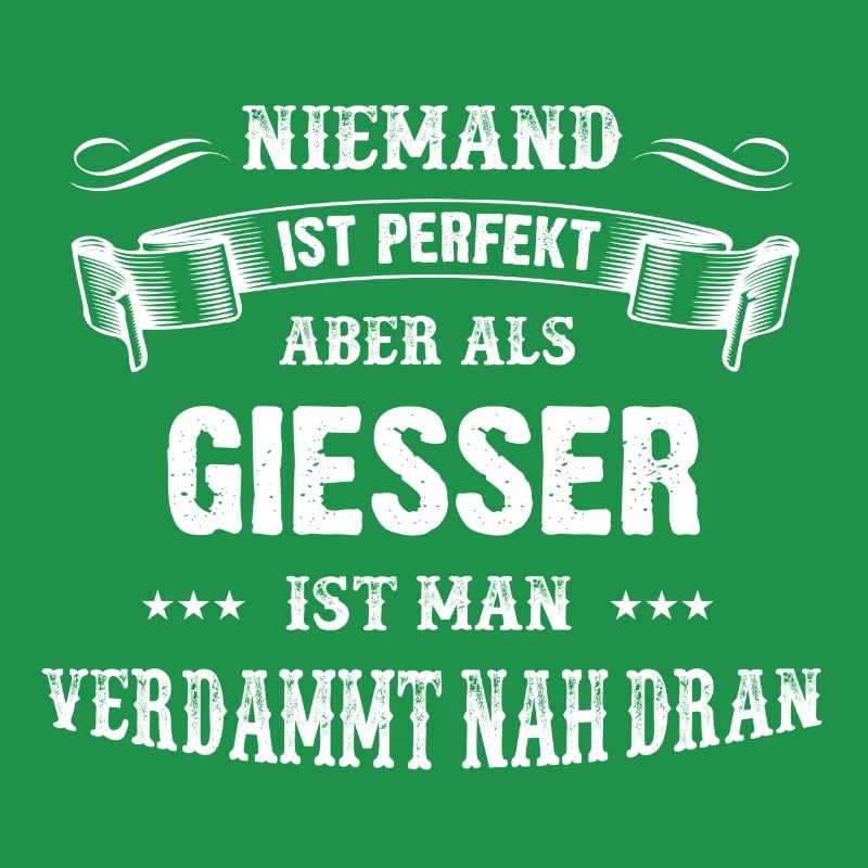 Männer-T-Shirt Beruf Gießer