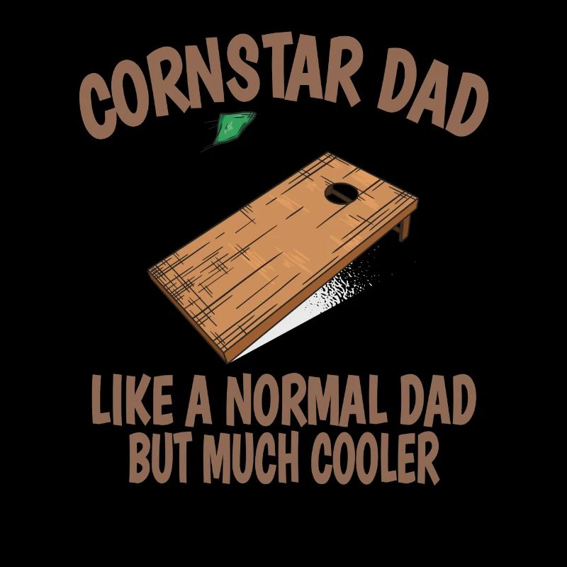 Cornstar Dad Cornhole Spieler Papa Vater Geschenk