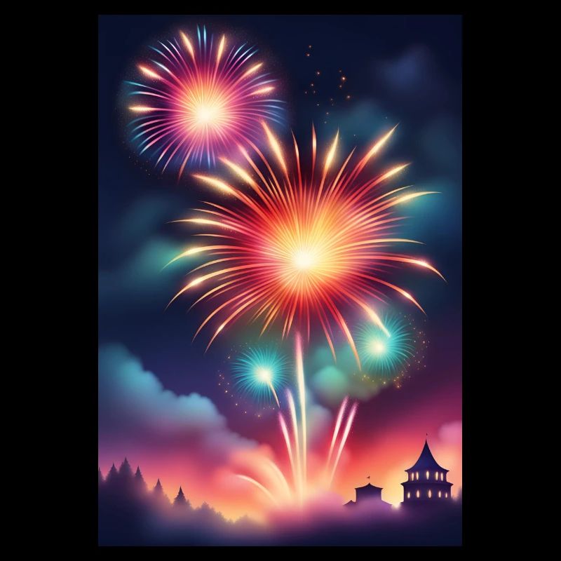 L’étonnant feu d’artifice du Nouvel An