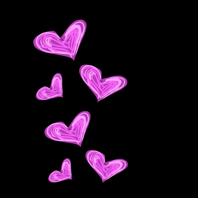 cœurs roses
