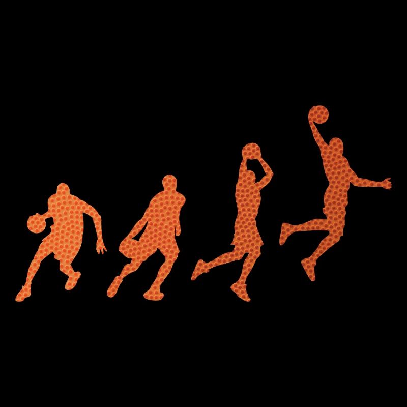 Basketteur Dunking BasketballEr Silhouette