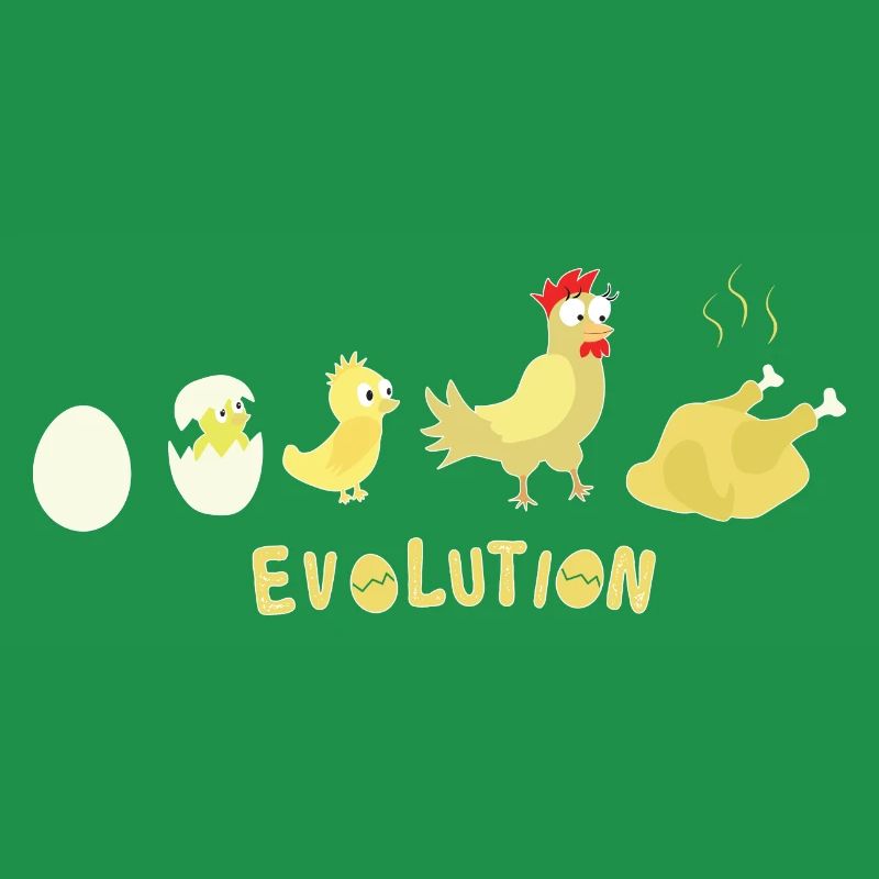 Evolution Ei Huhn Brathähnchen BBQ Barbecue