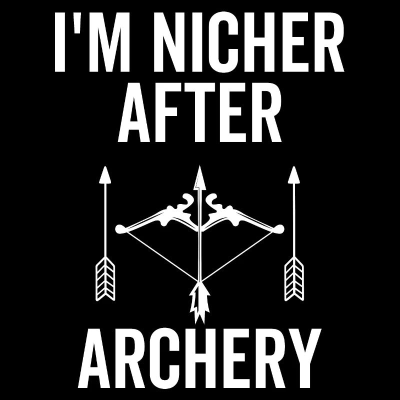 Archer Bowhunter I'm Nicher After Archery Target