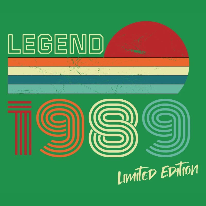 Legend 1989 Geburtstagsshirt Geschenk Jubiläum