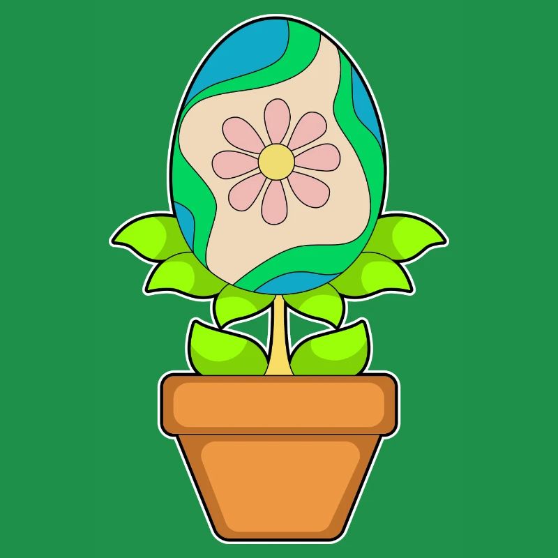 Flower Easter Easter Egg